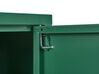 2 Door Metal Sideboard Green URIA_826148