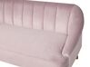 3 Seater Velvet Sofa Pink ALSVAG_732237