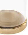 Set of 2 Decorative Containers Gold and Silver LAKI_848980