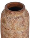 Terakotová dekorativní váza 52 cm hnědá ITANOS_850878