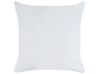 Set di 2 cuscini cotone bianco 45 x 45 cm TWEEDIA_879453