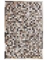 Dywan patchwork skórzany 140 x 200 cm wielokolorowy ARMUTLU_851138