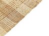 Teppich Jute sandbeige 140 x 200 cm geometrisches Muster Kurzflor BERISSA_847702