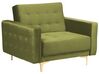 Sofa Set Samtstoff grün 5-Sitzer ABERDEEN_882483