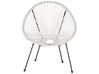 Set of 2 PE Rattan Accent Chairs White ACAPULCO II_811611