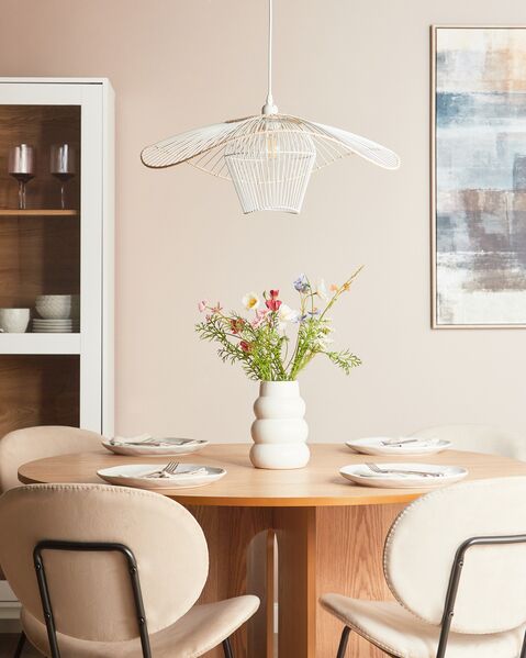 Warm-toned Dining Room
