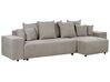 3 personers sovesofa med chaiselong taupe venstrevendt LUSPA_900950