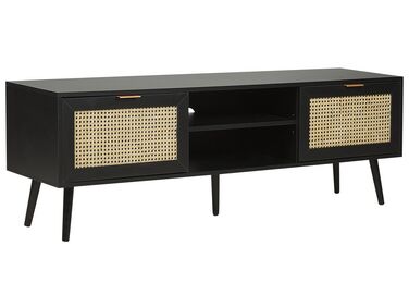 TV-meubel lichtbruin/zwart OPOCO