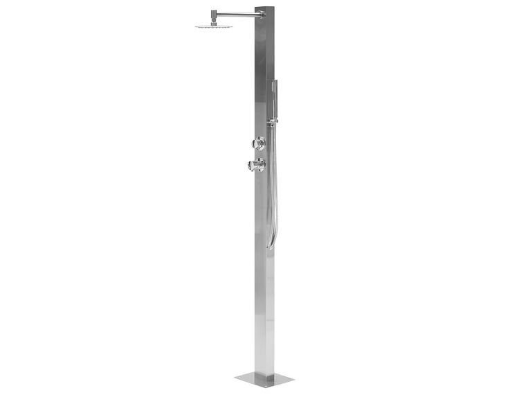 Freestanding Outdoor Shower Silver OLZAI_862273