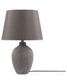 Lámpara de mesa de cerámica marrón claro 52 cm FERGUS_877416