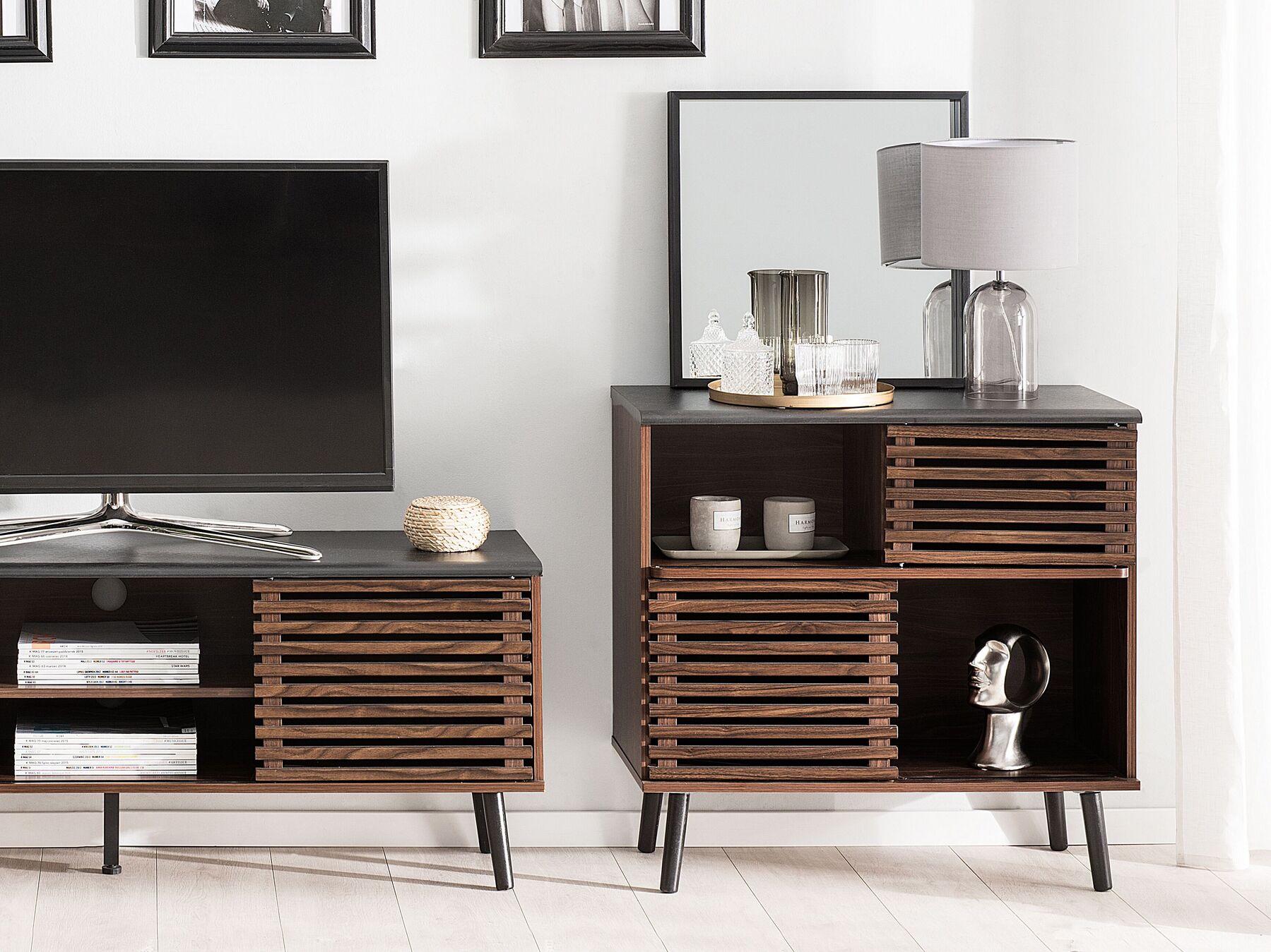 Credenza in colore legno wenge PERTH Beliani.it