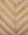 Teppich Jute-Baumwolle beige 140 x 200 cm PIRLI_757930