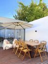 Grand parasol de Jardin beige clair ⌀ 300 cm SAVONA_812276
