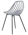Set of 2 Dining Chairs Grey CANTON_775146