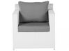 6 Seater PE Rattan Garden Sofa Set White ROMA_677877