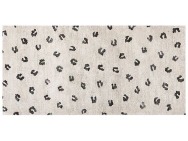 Bavlnený koberec 80 x 150 cm béžový AFIS