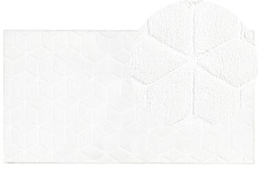 Fehér műnyúlszőrme szőnyeg 80 x 150 cm THATTA