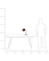 Candeeiro de mesa ajustável preto 42 cm MOOKI_754208