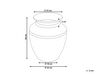 Dekorativ vase terrakotta kobber 40 cm PUCHONG_894044