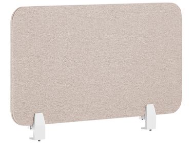 Skrivbordsskärm 80 x 40 cm beige WALLY