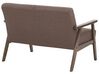 2-Sitzer Sofa braun Retro-Design ASNES_786890