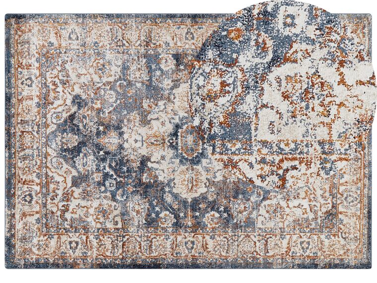 Area Rug 160 x 230 cm Beige and Blue DVIN_854300