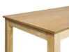 Mesa de comedor extensible en madera clara 160/240 x 90 cm MADURA_897139