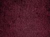 Koristetyyny keinoturkis viininpunainen 45 x 45 cm PILEA_839893
