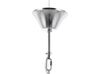 Metal Pendant Lamp White EBRON_694671
