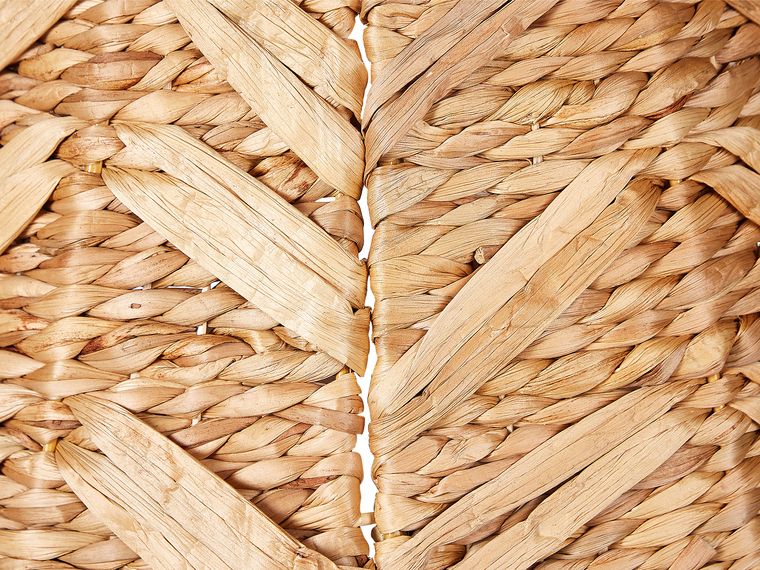 Water Hyacinth Christmas Tree Collar ⌀ 50 cm Natural SAPIN Beliani.co.uk