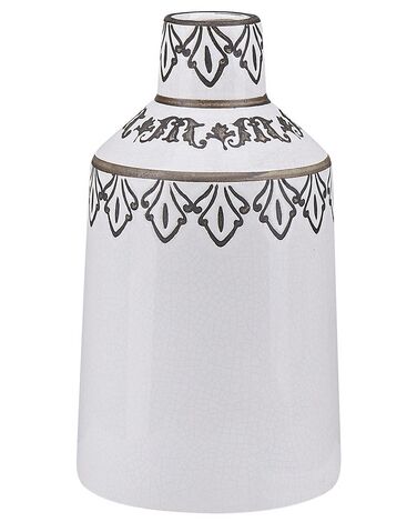 Vaso de cerâmica grés branca 25 cm AMISOS