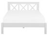 Dřevěná bílá postel 160 x200 cm TANNAY_735695