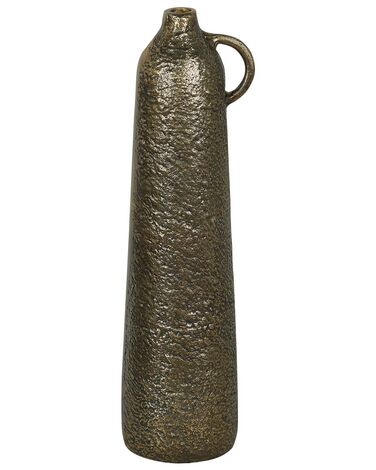 Vaso em metal de cor bronze 40 cm SURMA