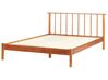Łóżko drewniane 140 x 200 cm jasne BARRET II_875128
