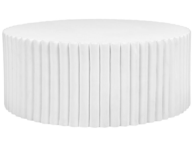 Kulatý konferenční stolek bílý POZZA_873800