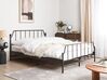 Kovová posteľ 160 x 200 cm čierna MAURESSAC_897378