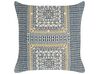 Set of 2 Cotton Cushions Geometric Pattern 50 x 50 cm Multicolour SIDI_831201