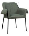 Fabric Accent Chair Dark Green ARLA_876822