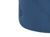 Pouf en velours bleu foncé ⌀ 40 cm COROLLA_753718