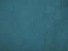 Modro-zelená pohodlná sametová lenoška Chesterfield - levá NIMES_805920