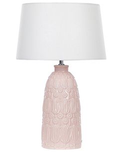 Pöytävalaisin keramiikka vaaleanpunainen ZARIMA