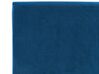 Polsterbett Samtstoff dunkelblau Lattenrost 140 x 200 cm FITOU_875900