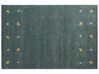 Zöld gabbeh gyapjúszőnyeg 200 x 300 cm CALTI_870300