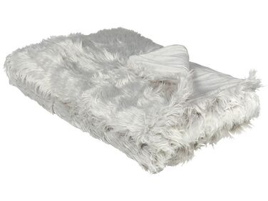 Bedspread 150 x 200 cm Light Grey DELICE