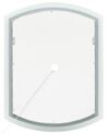 Oval LED Wall Mirror ø 78 cm Silver BEZIERS_844364