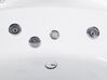 Banheira de hidromassagem de canto em acrílico branco com LED 211 x 150 cm CACERES_786835