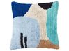 Set of 2 Tufted Cotton Cushions 45 x 45 cm Multicolour DAHLIA_910418