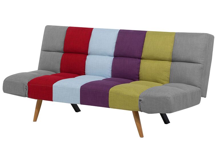 Fauteuil en tissu motif jungle multicolore VOSS