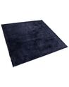 Tappeto shaggy blu scuro 200 x 200 cm EVREN_805975