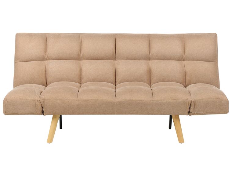 Sofa rozkładana brązowa INGARO_894154